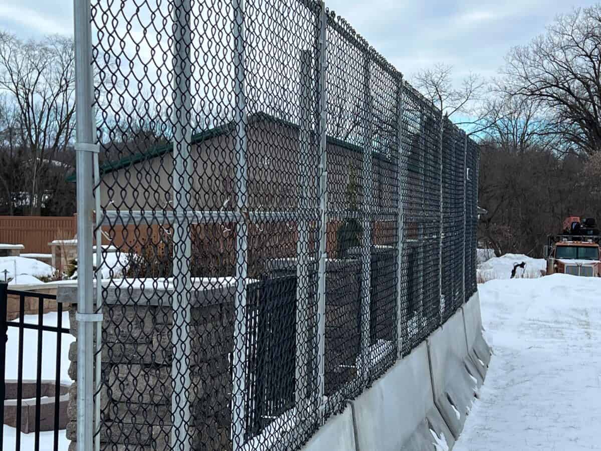 Concrete Jersey Barrier Rental KTI Fencing Minnesota